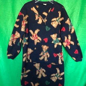 Fleece Pullover Robe